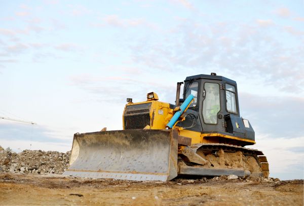 Bulldozer Land Excavation in Port Angeles